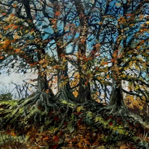 Autumn, Avebury Beech Trees 2